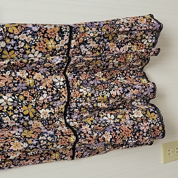 Lost + Wander Multicolor Floral Long Sleeve Dress, Womens Sz Med NWT - Picture 5 of 9